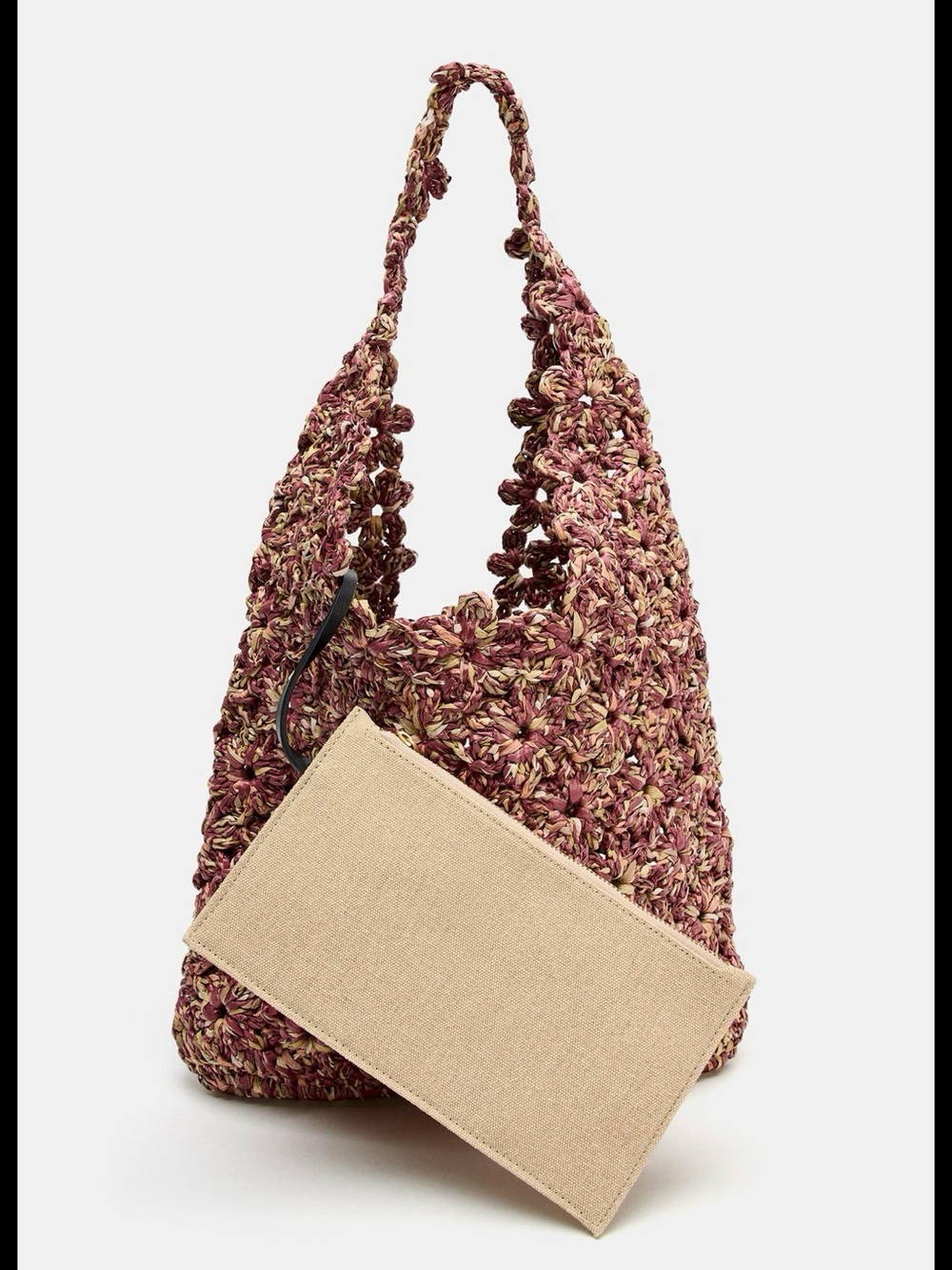 ZARA Raffia Bucket Bag - Picture 2 of 5